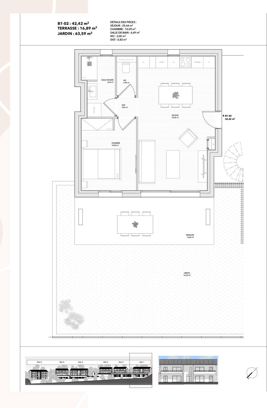Plan B1-02 — 42,42 m²